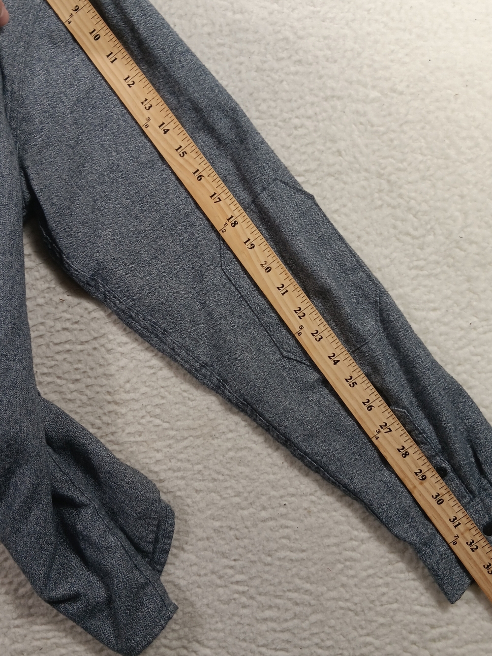 Roark Shirt Mens XXL Gray Nordsman Flannel Classic Fit Long Sleeve Snap Button - Picture 10 of 11